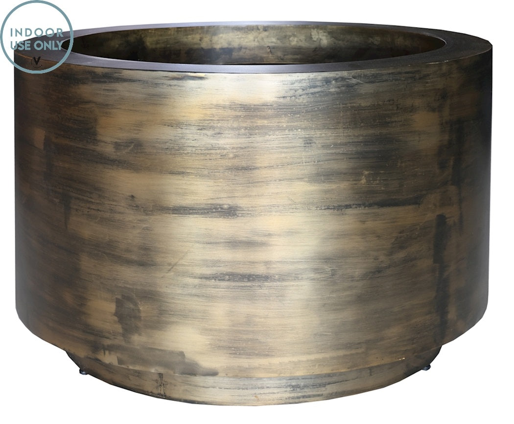 Pot Uyuni L aged brass Ø80 x H55 cm