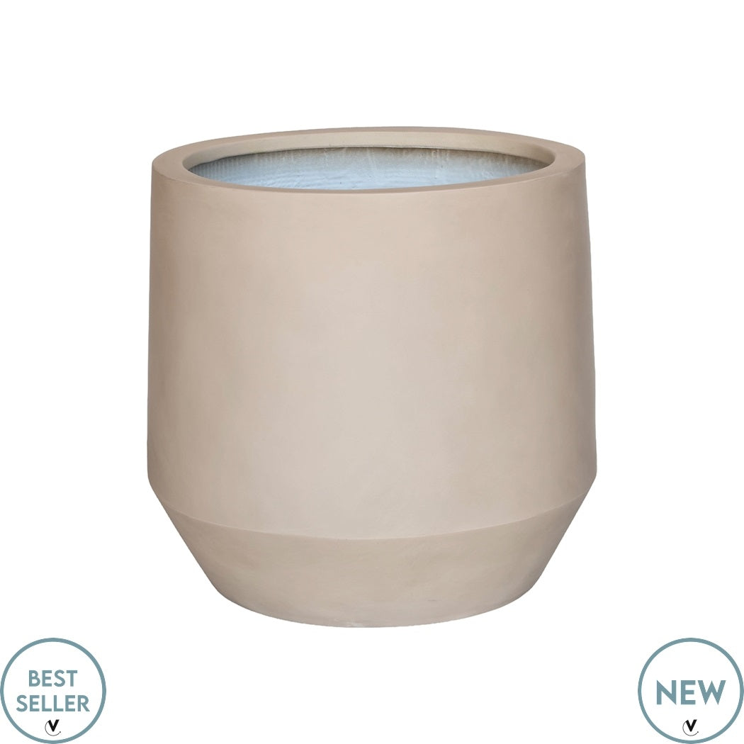 Pot Krabi matte sand Ø41 x H38 cm - Verwachte binnenkomst nog niet bekend