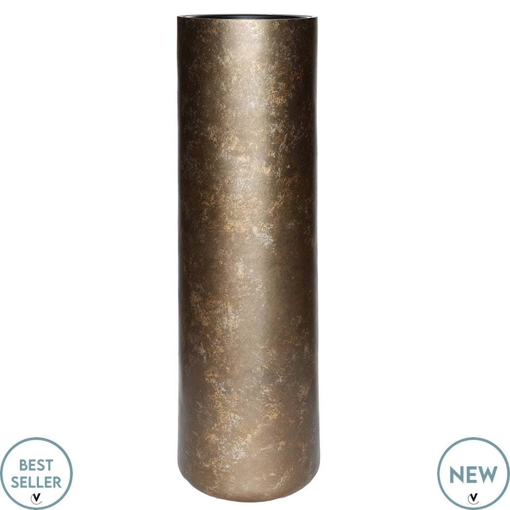Pot Bangkok gris foncé rustique