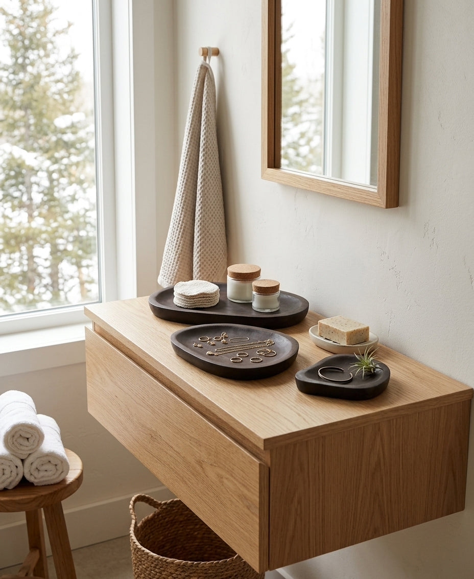 Dienblad Foster walnut