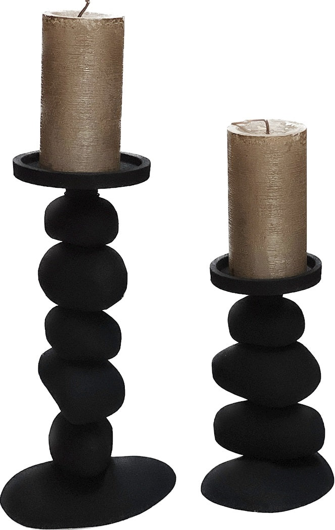 Kaarshouder Carepa black L17/15 x B13/11 x H31/20 cm
