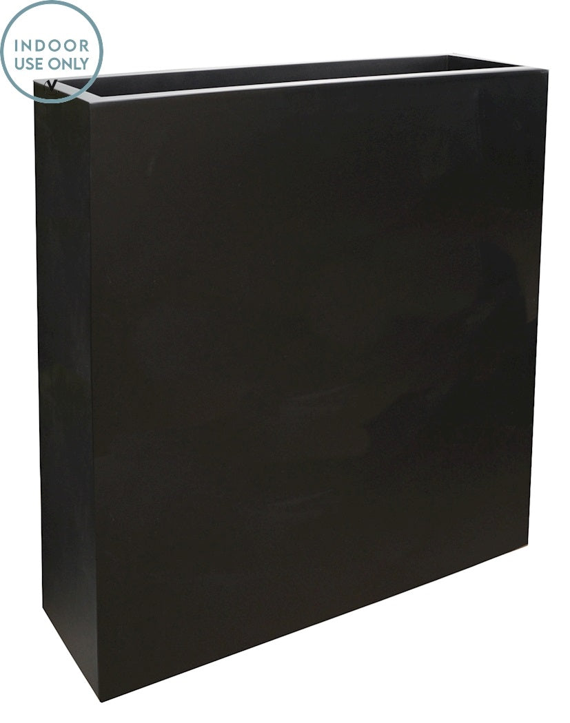 Pot North Dakota L L74 x B23 x H92 cm Shiny Black 1