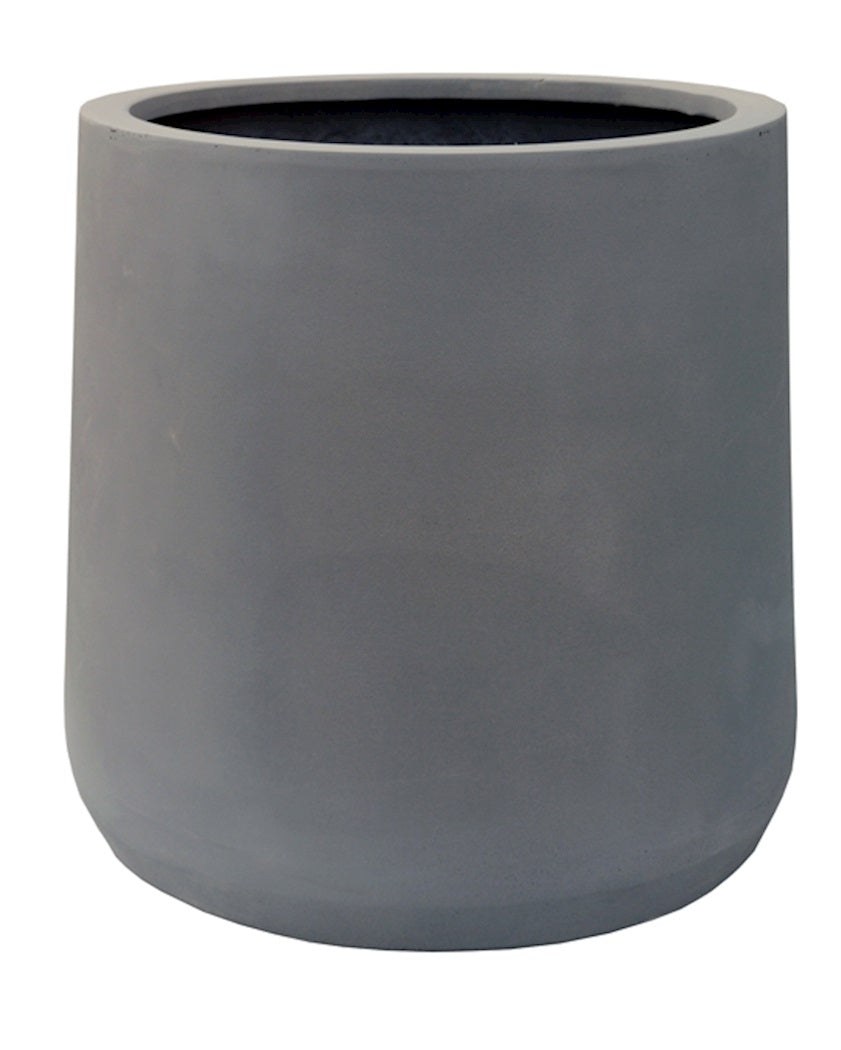 Pot Portland S grey Ø42 x H40 cm (Grey Ø42 x H40 cm)