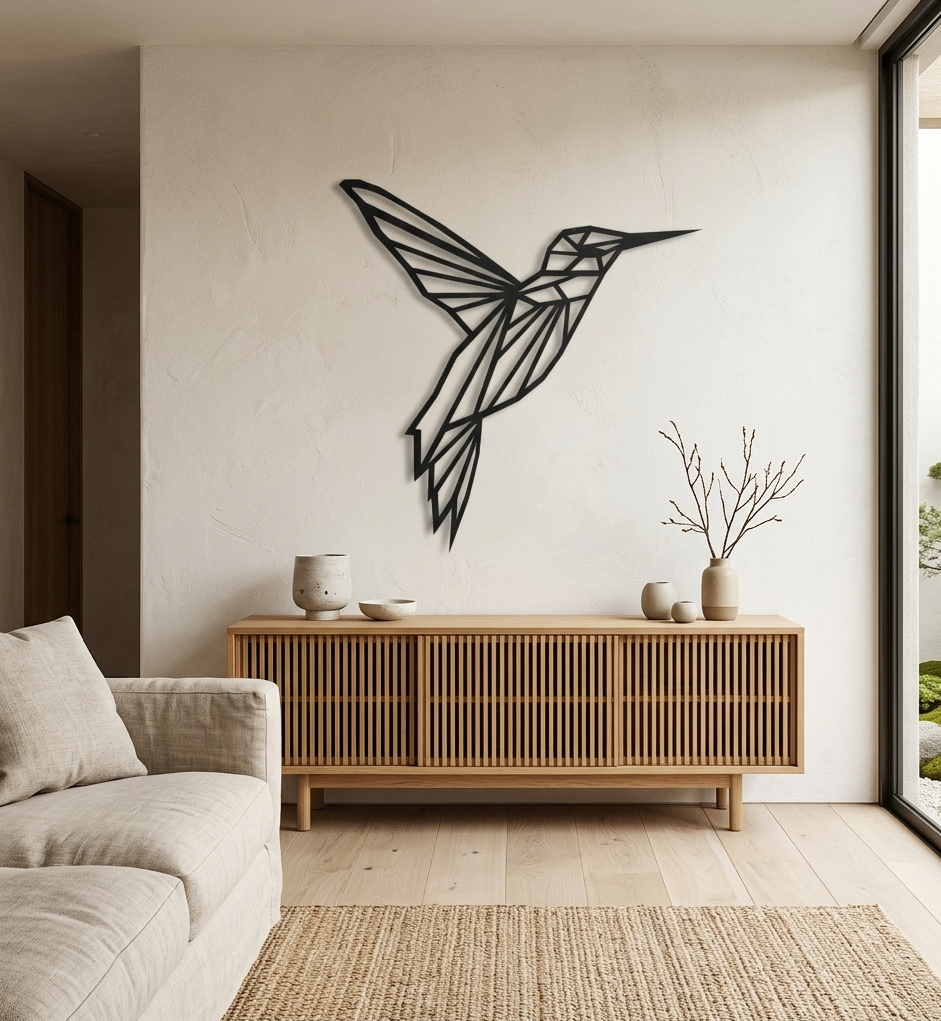Wanddecoratie Kolibri
