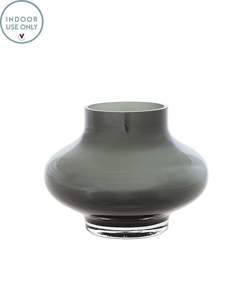 Vaas Ruvuma S grey Ø20 x H15 cm (Grey Ø20 x H15 cm)
