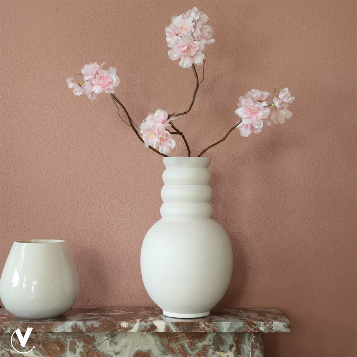 Vaas Amarga Ivory Ø14 x H25 cm (Ivory Ø14 x H25 cm)