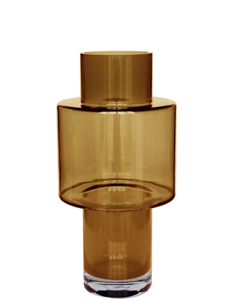 Vaas Juba M cognac Ø20 x H40 cm (Cognac Ø20 x H40 cm)