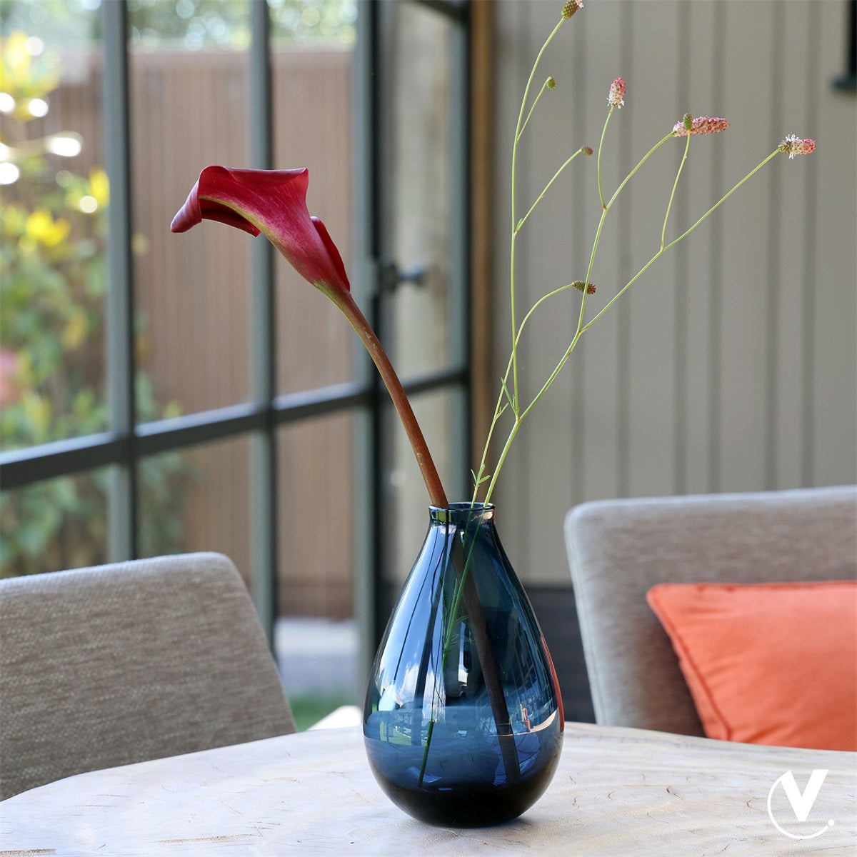 Vaas Rupel XS blue Ø11,5 x H27,5 cm 6 stuks (Blue Ø11)