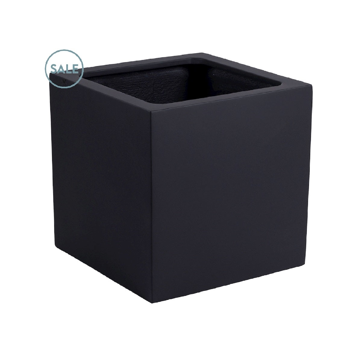Pot El Salvador Zwart / L50 x B50 x H50 cm