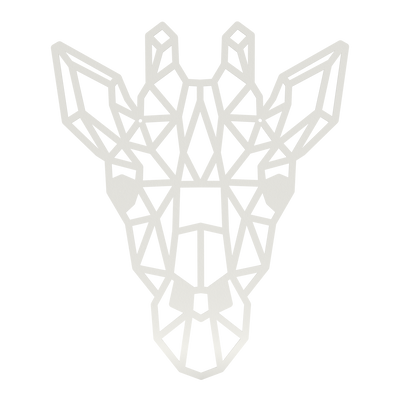 Wanddecoratie Giraffe