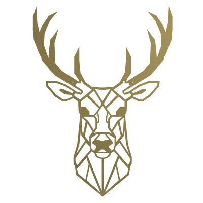 Wanddecoratie Edelhert