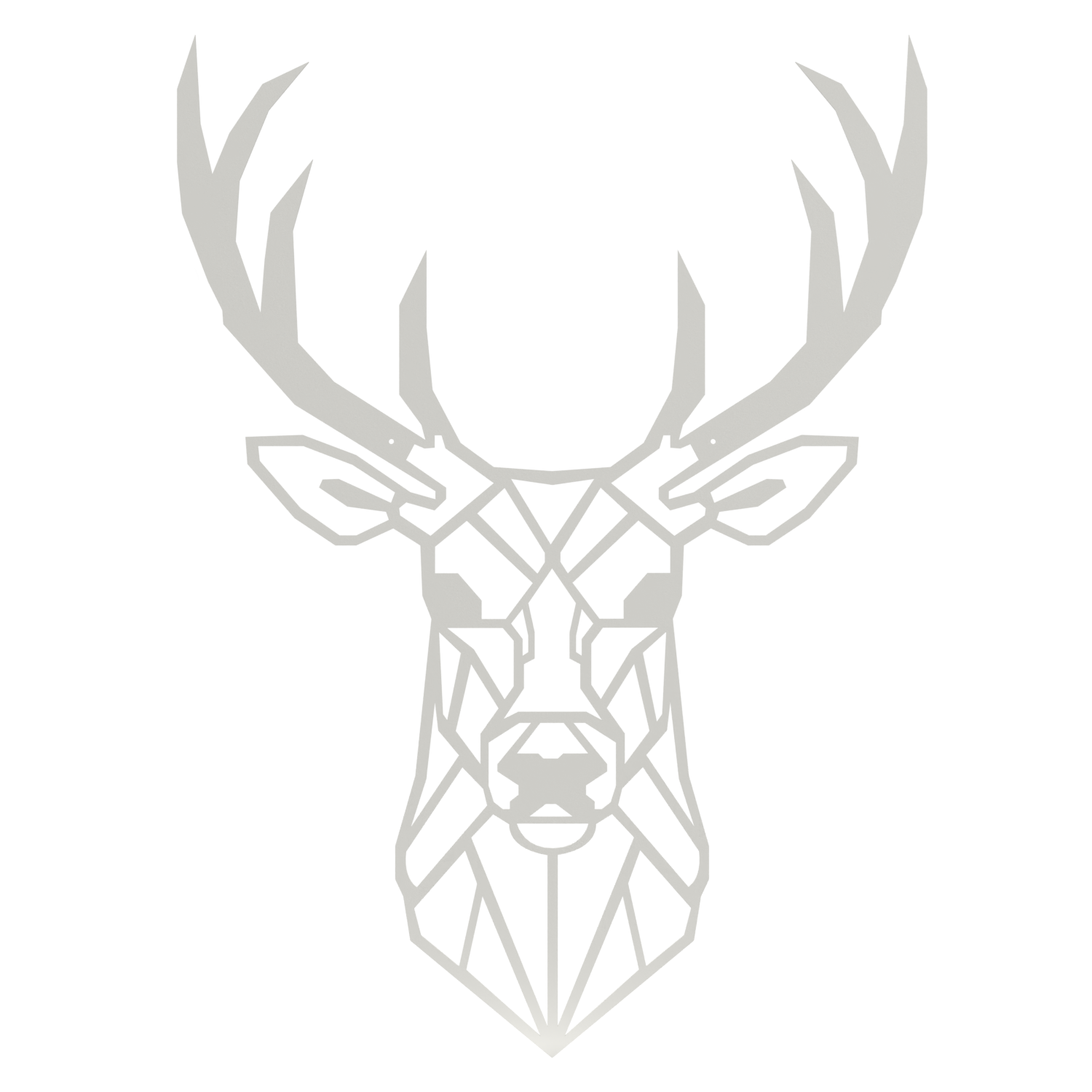 Wanddecoratie Edelhert