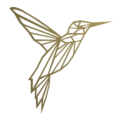 Wanddecoratie Kolibri