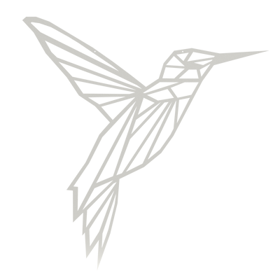 Wanddecoratie Kolibri