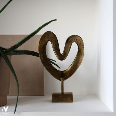 Deco Casa nova L26 x B7 x H37 cm Aged Brass 2