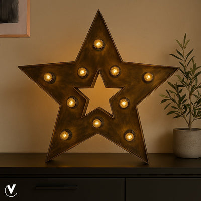 Lamp Breves XL aged brass L84 x B77 x H10 cm
