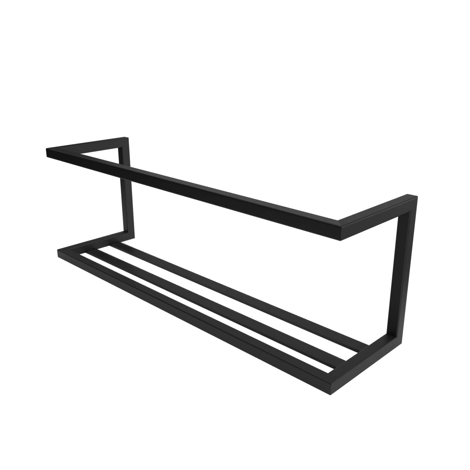 Badkamer wandrek - handdoekrek - 75x25x20