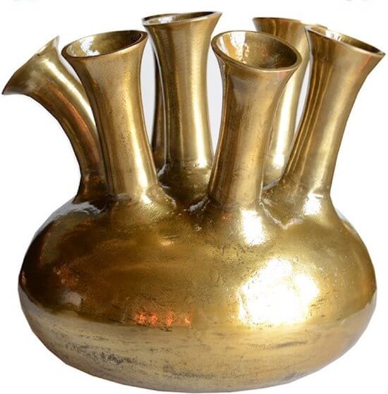Tulpenvaas Luxe XL goud