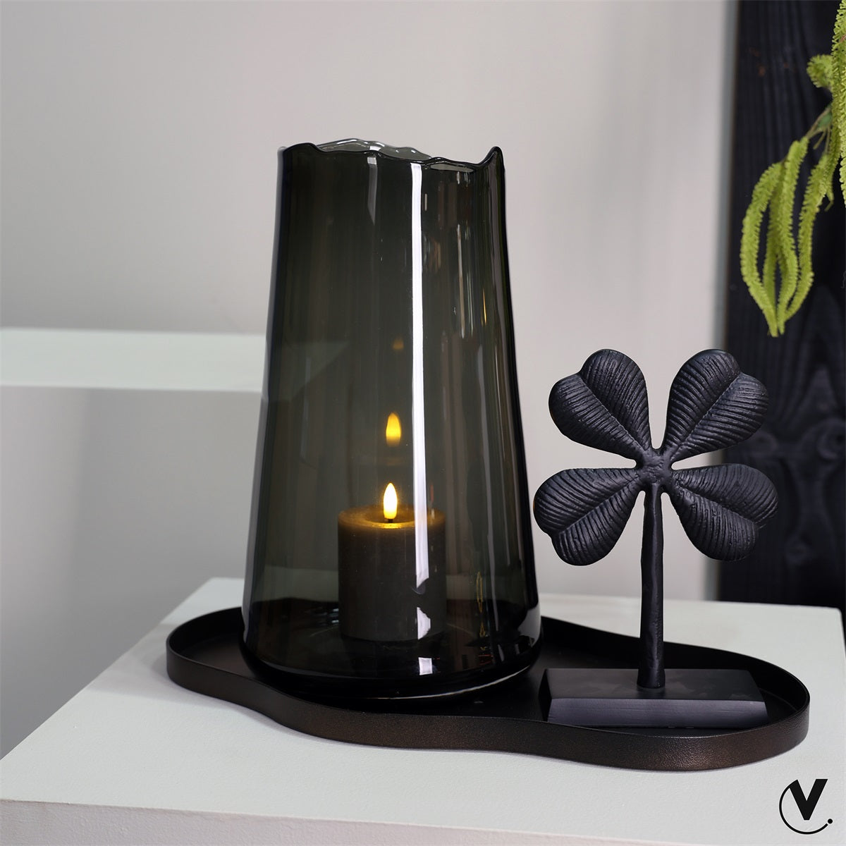 Deco Santa Fe L16 x B7 x H23 cm Black 2