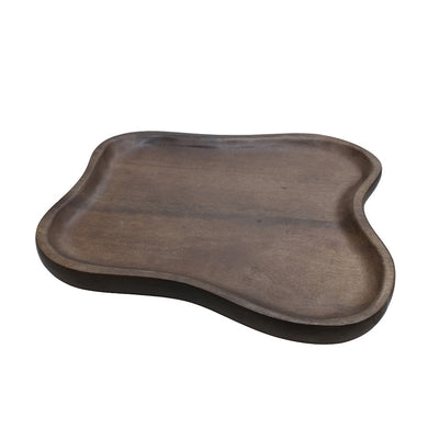 Plateau Breckenridge M noyer Ø35 x H35 cm