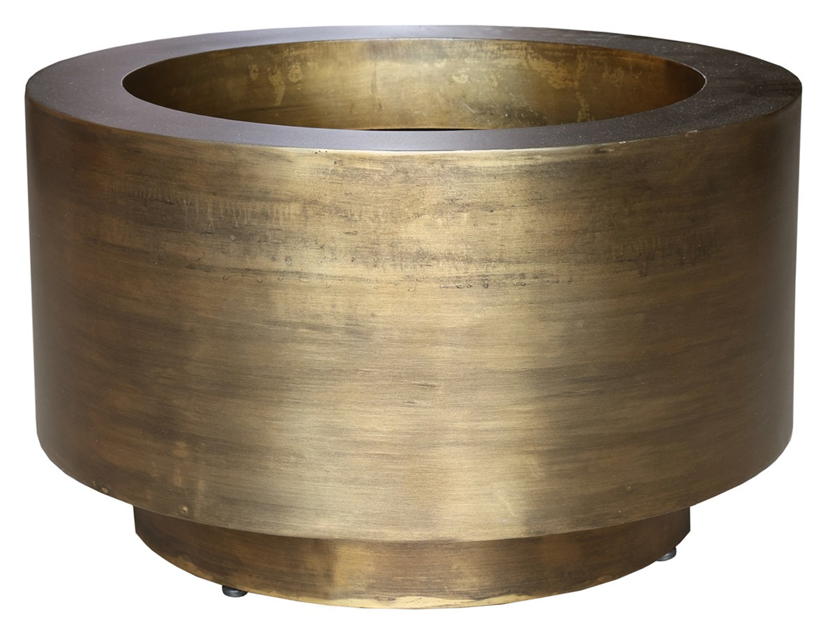 Pot Uyuni M aged brass Ø60 x H35 cm - Laatste stuks -> Verwachte binnenkomst Augustus