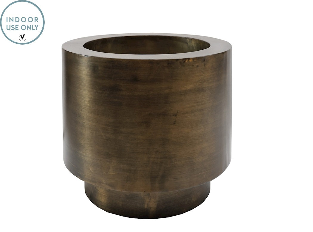 Pot Uyuni S aged brass Ø40 x H35 cm