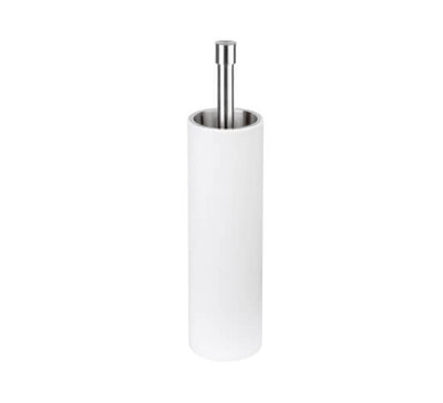 Toiletborstel Piet Boon PB302 vrijstaand mat roestvast staal AISI 316/wit Corian®