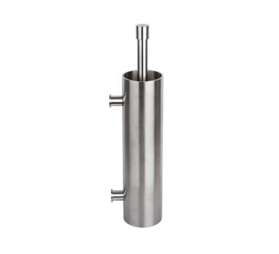 Toiletborstel Piet Boon PB301 met muurbevestiging mat roestvast staal AISI 316