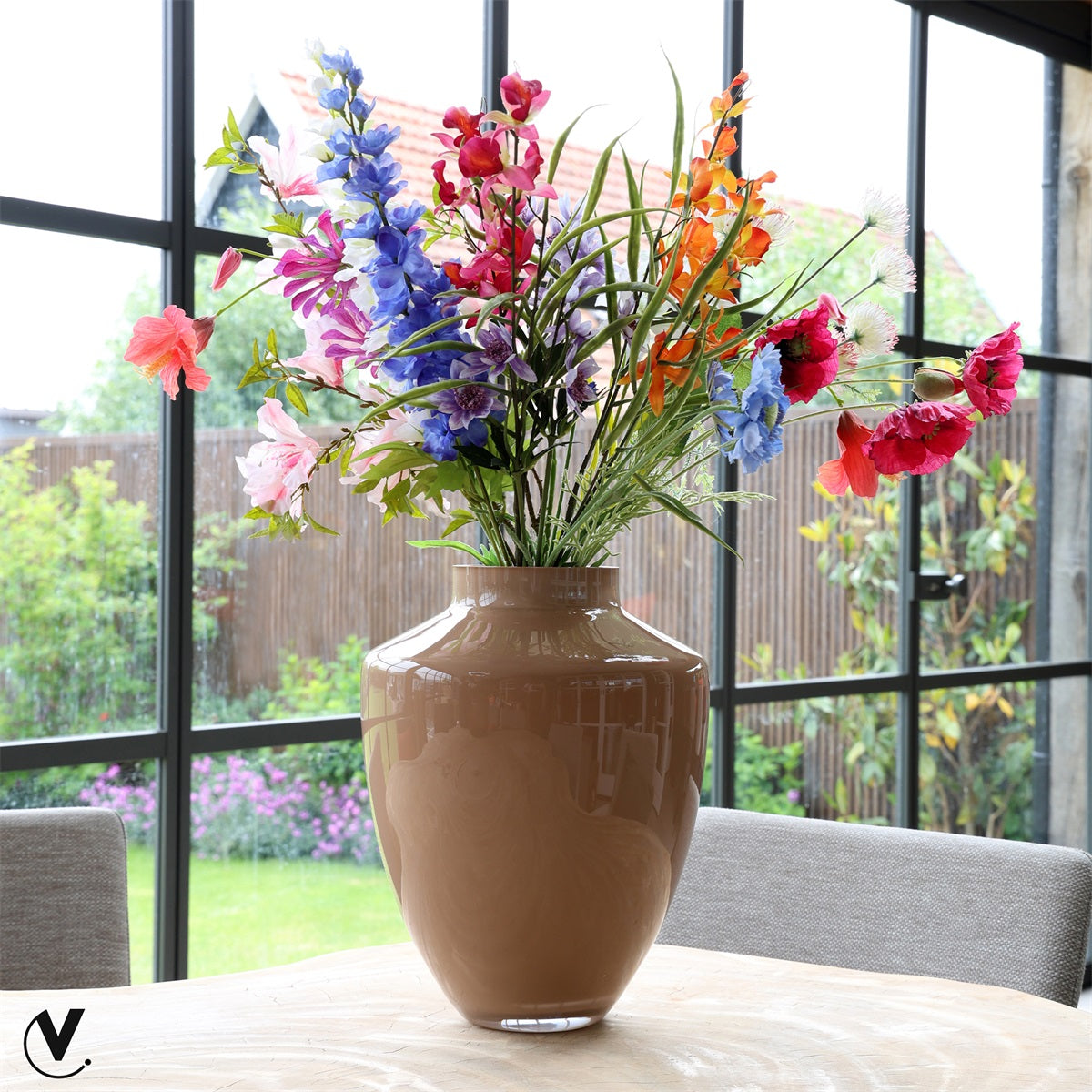 Vaas Tugela M sand - Verwachte binnenkomst eind April Ø28 x H35 cm Shiny White 2