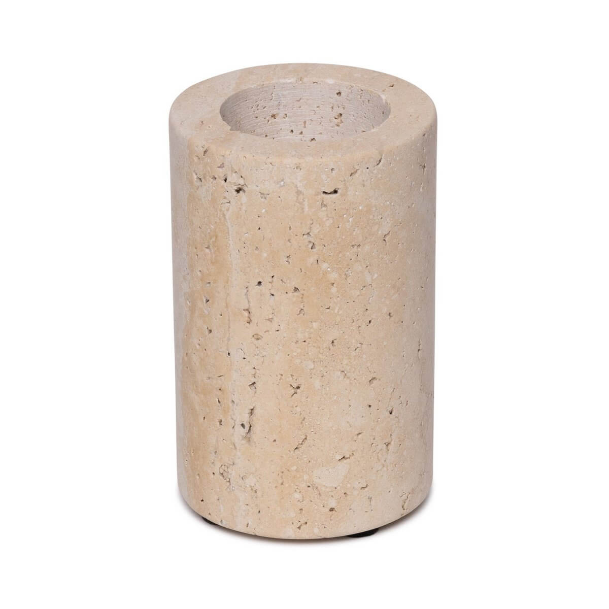 waxinelichthouder travertine large