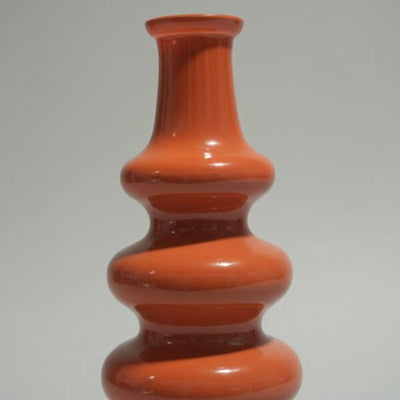 Vaas Luma – sculpturale designer vaas Rood