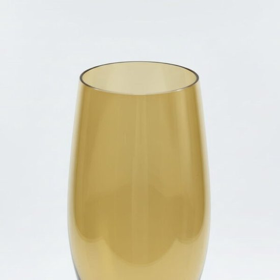 Vino – luxe vaas van amberglas Goud