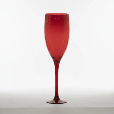 Vino – luxe vaas van amberglas Rood