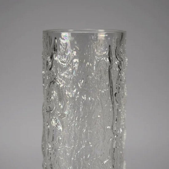 Vaas Ice – Elegante glazen design vaas met subtiele textuur