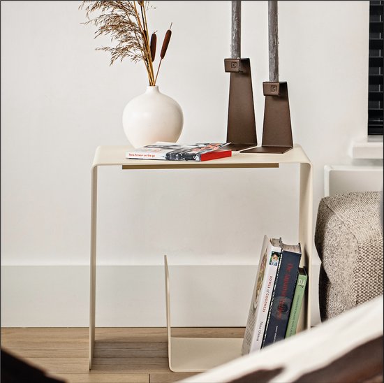 Steellish Glide Mini Bijzettafel Zwart