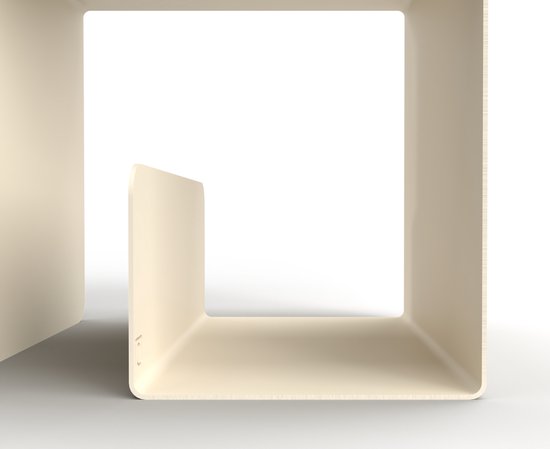Steellish Glide Mini Bijzettafel Parelwit