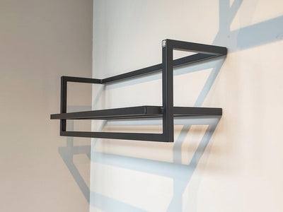 RVS Handdoekenrek Badkamer – Orlando Zwart