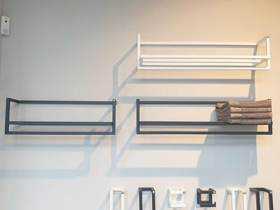 RVS Handdoekenrek Badkamer – Orlando Zwart