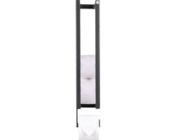 Toiletrolhouder Manhattan Zwart