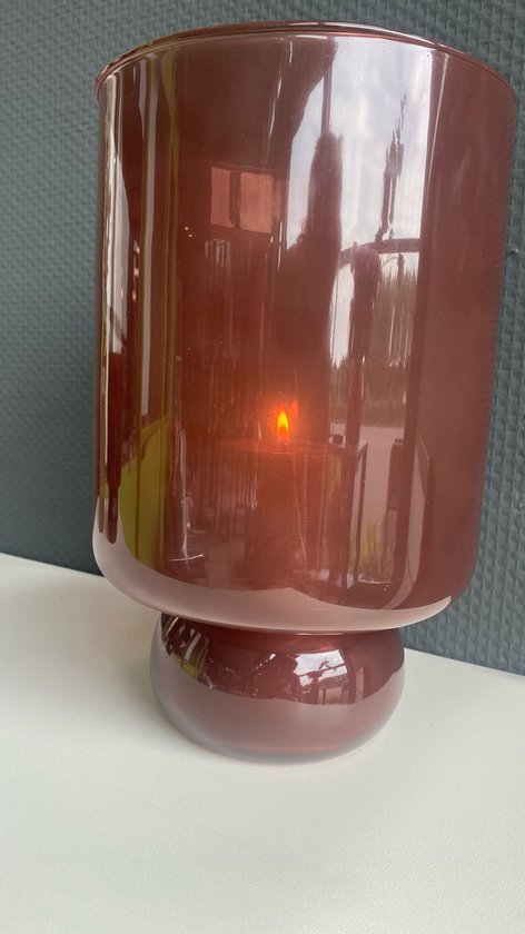 Windlicht Vaas Blosso - oud roze