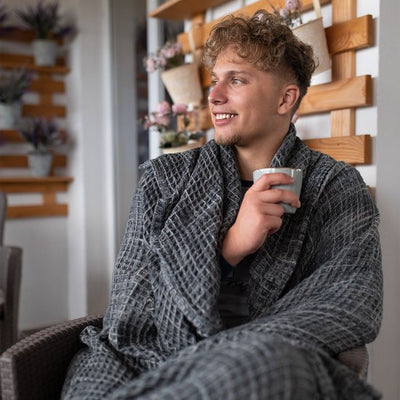 1+1 GRATIS - Flanellen Wasbare Deken Waffle Plaid