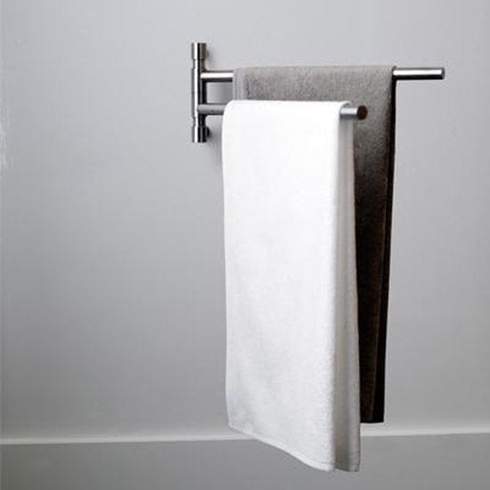 Draaibare handdoekstang by Piet Boon PB450 mat roestvast staal AISI 316 - 45cm RVS