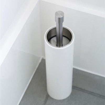 Toiletborstel Piet Boon PB302 vrijstaand mat roestvast staal AISI 316/wit Corian®