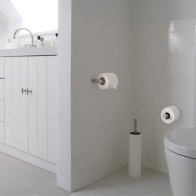 Toiletborstel Piet Boon PB302 vrijstaand mat roestvast staal AISI 316/wit Corian®