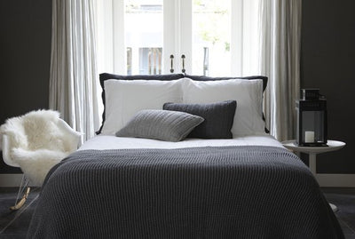 Bedsprei - Plaid Devon Grijs