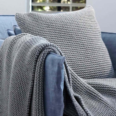 Bedsprei - Plaid Devon Grijs