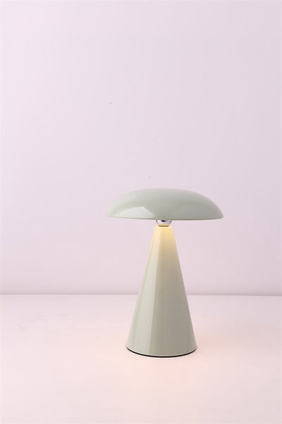 Tafellamp Mush LED - Glans Groengrijs