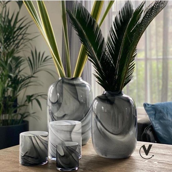Waxinelichthouder Celtic Marble - 2 stuks Marmer