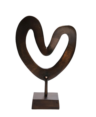 Deco Casa nova bronze L26 x B7 x H37 cm (Bronze L26 x B7 x H37 cm)