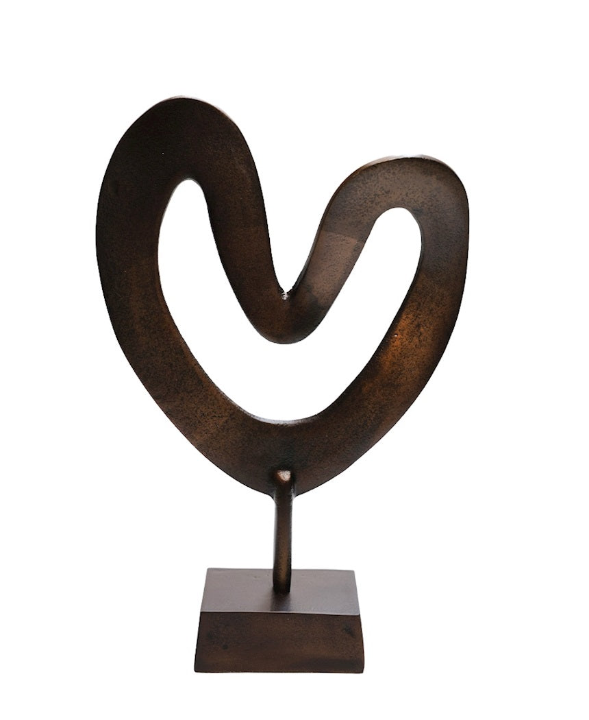 Deco Casa nova bronze L26 x B7 x H37 cm (Bronze L26 x B7 x H37 cm)